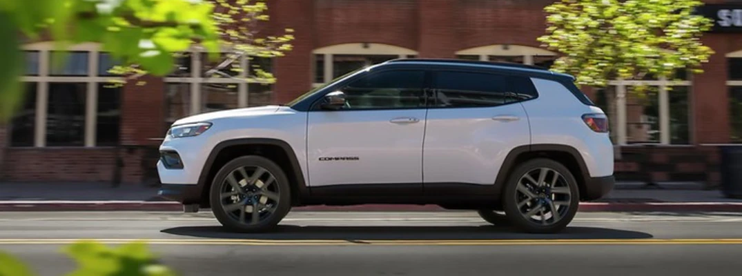 2026 Jeep Compass driving in the city